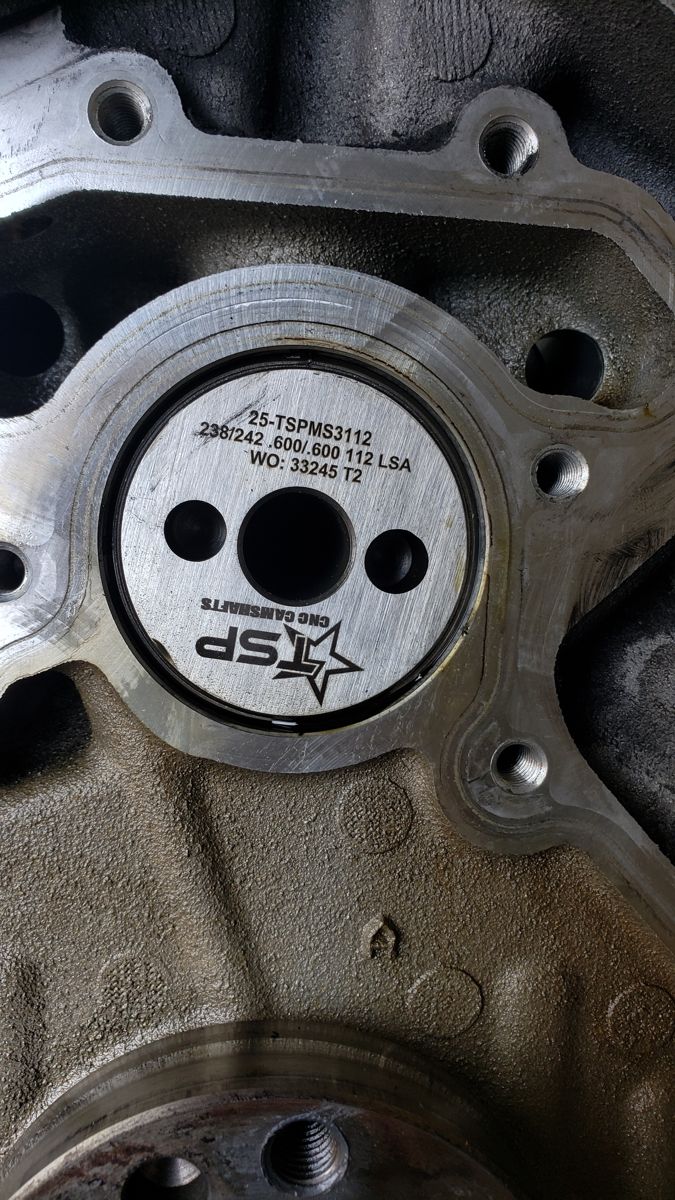 Texas Speed cam retainer plate stamped 238/242 .600/.600 112 LSA