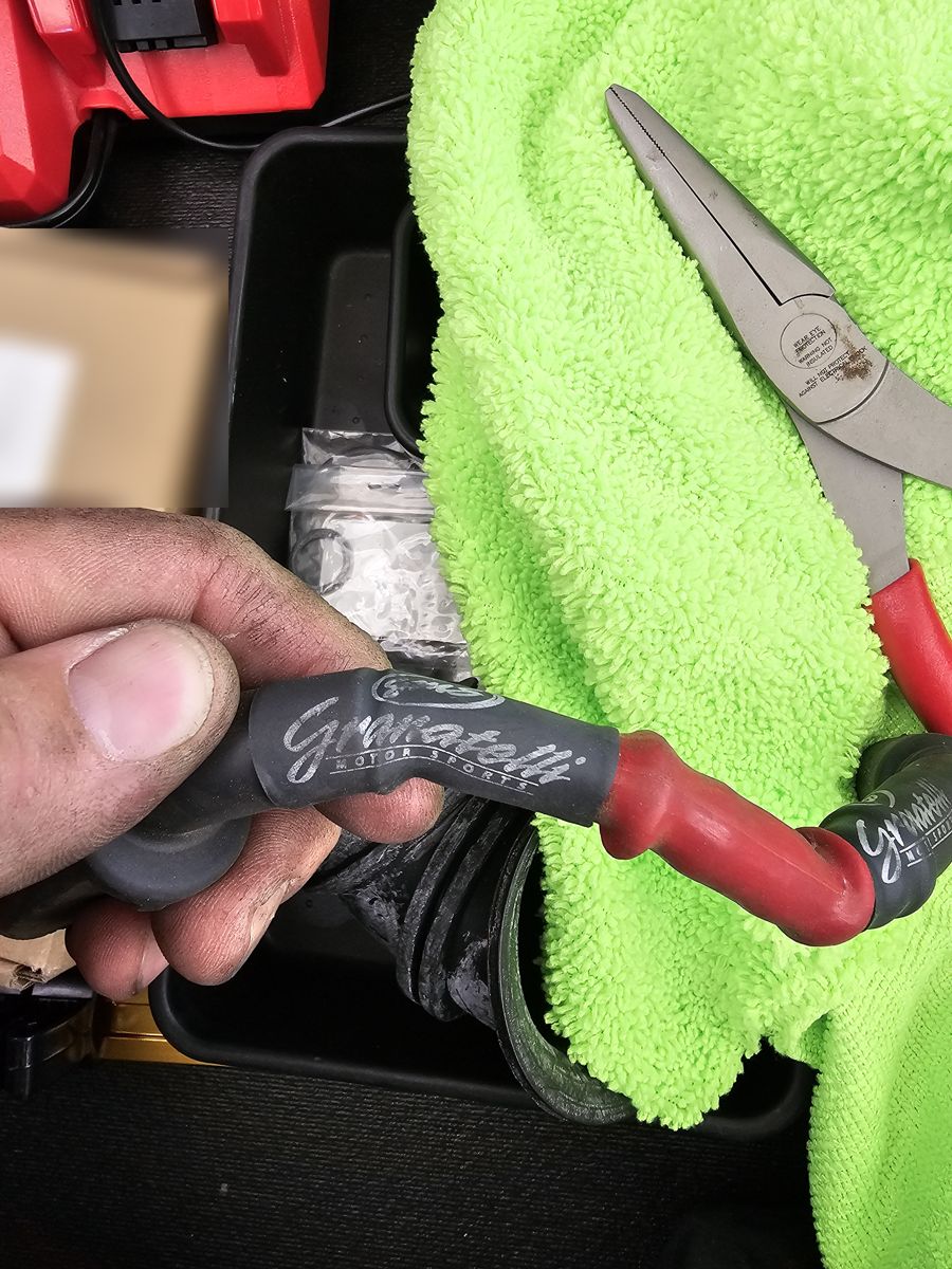 Granatelli Motor Sports spark plug wire boots in hand