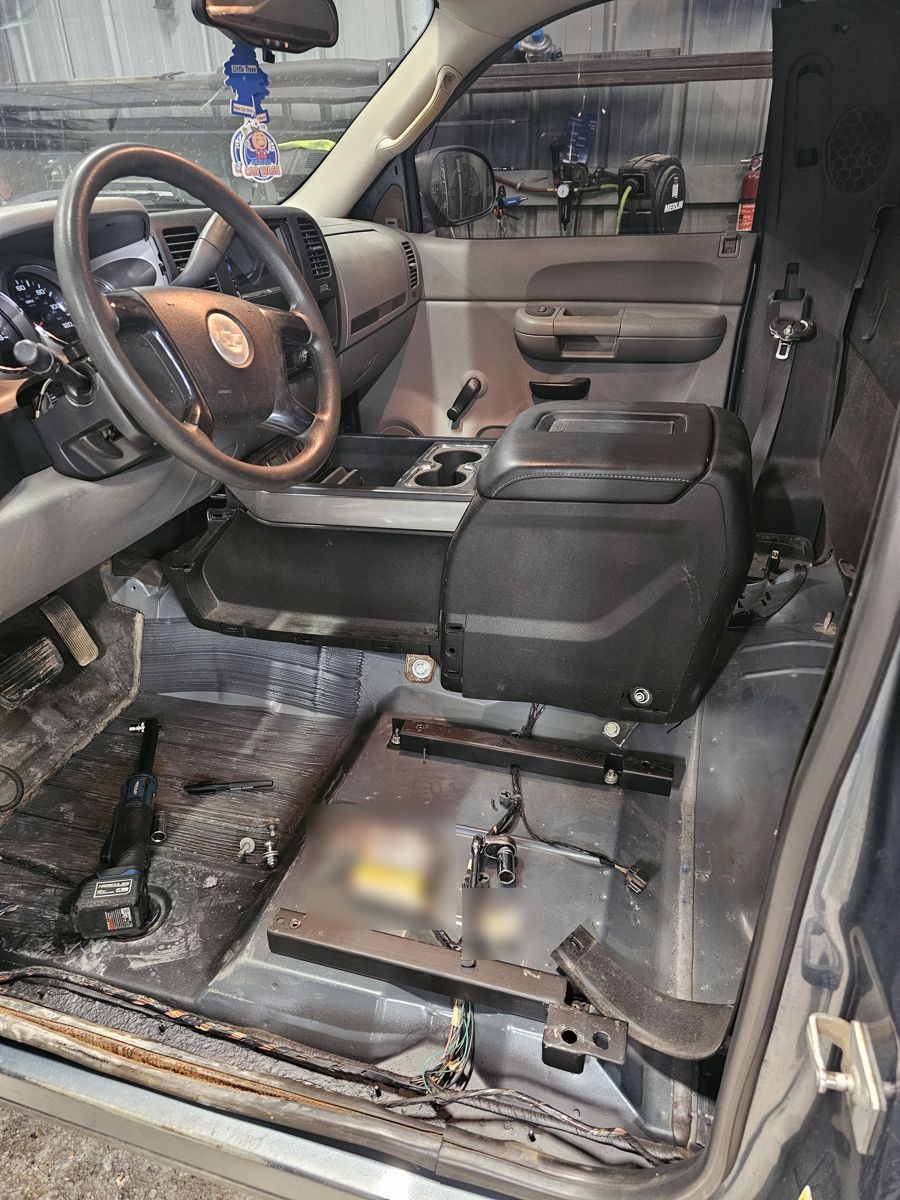 Test-fitting the 2014+ center console