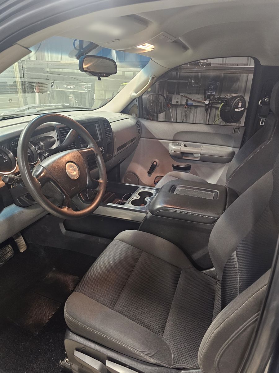 Driver side, finished