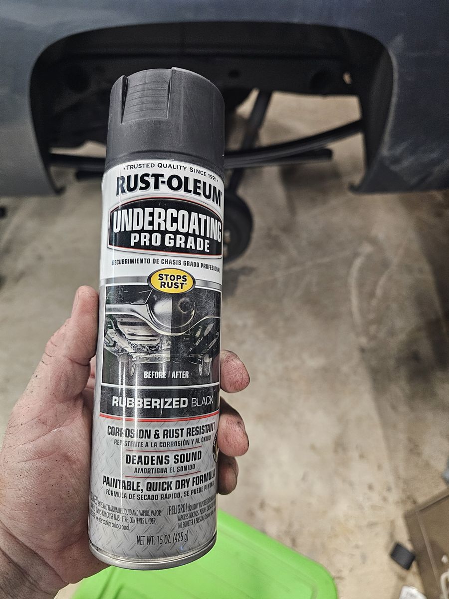 Rust-Oleum Pro Grade rubberized undercoating