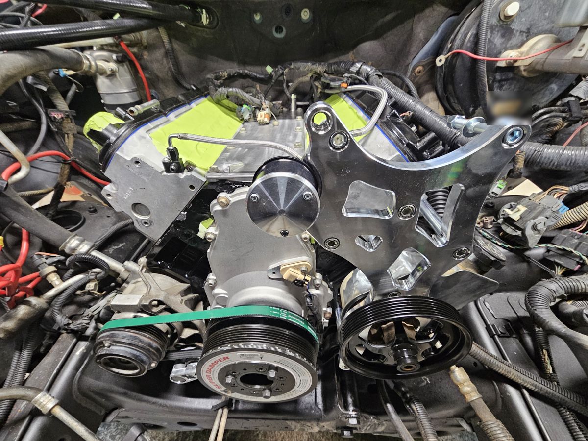 CVF billet bracket with the ATI damper