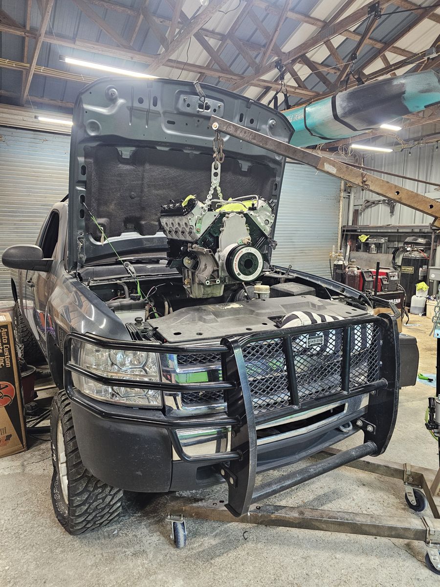Dropping it into the Silverado