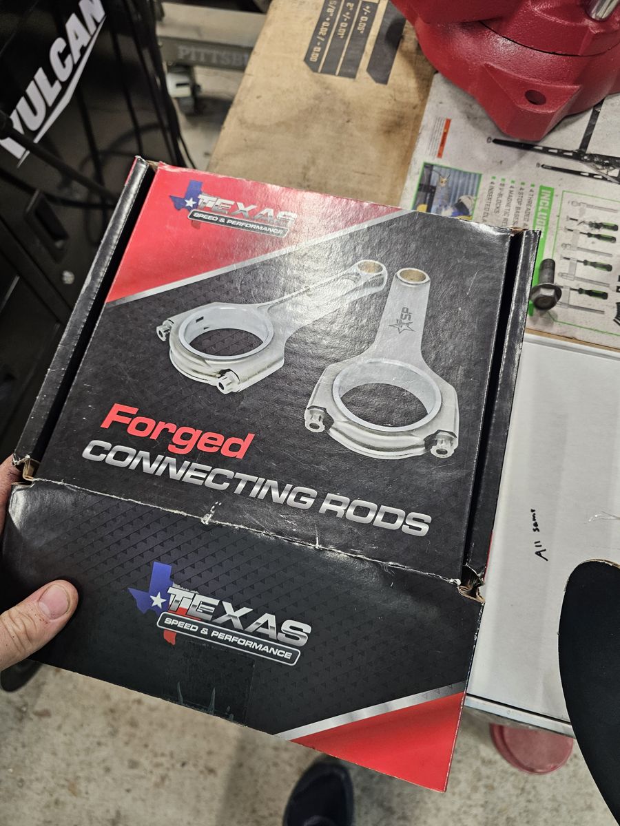 Texas Speed forged connecting rods box