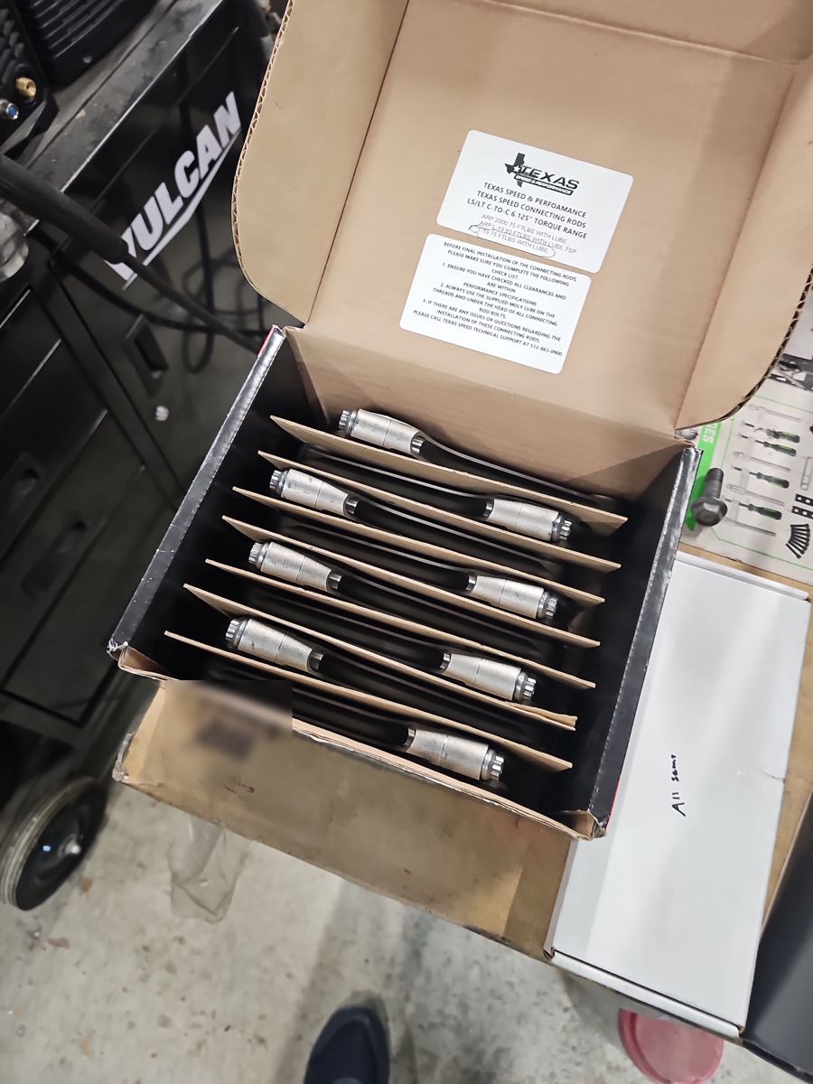 Texas Speed forged rods (6.125 in. center to center)